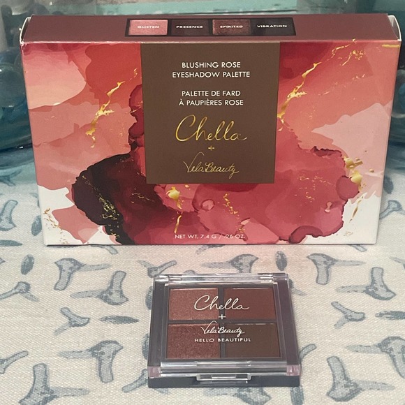 Chella Beauty Blushing Rose Eyeshadow Palette - Picture 1 of 4